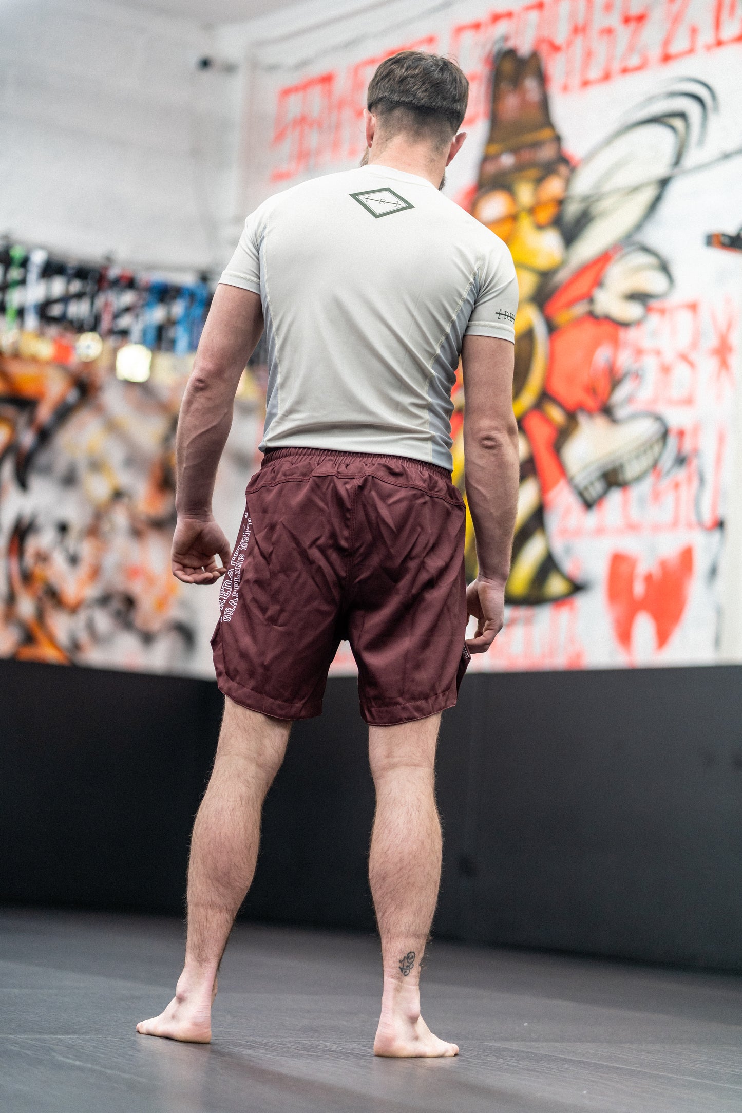 Claret Everywhere Combat Shorts