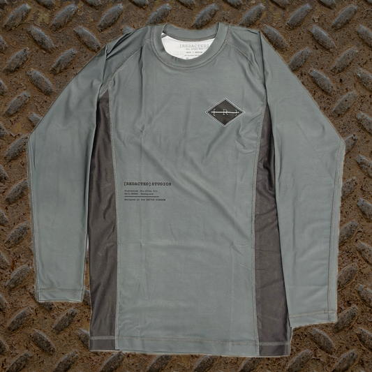 Smoke Signals Grey Long Sleeve Rashguard