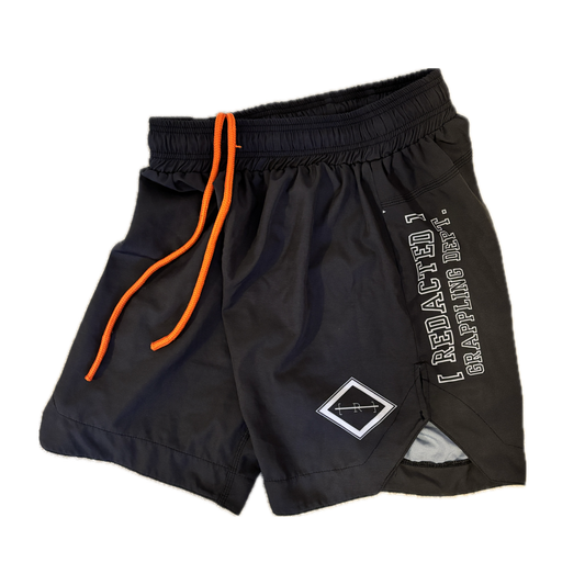 Off-Black Combat Shorts