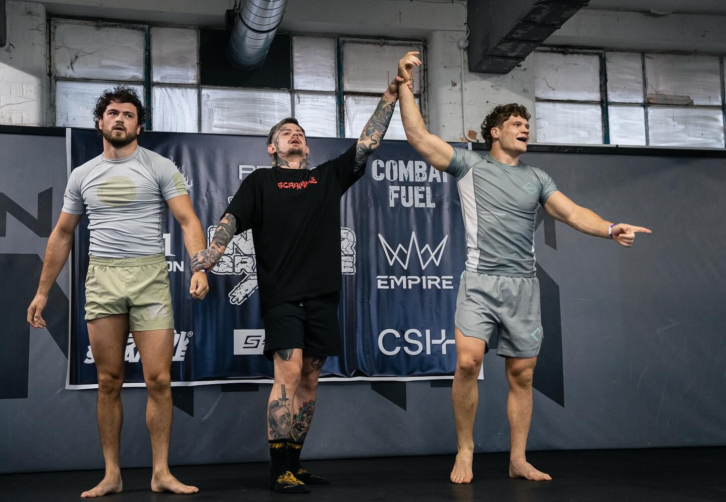 TIFF Grey Combat Shorts
