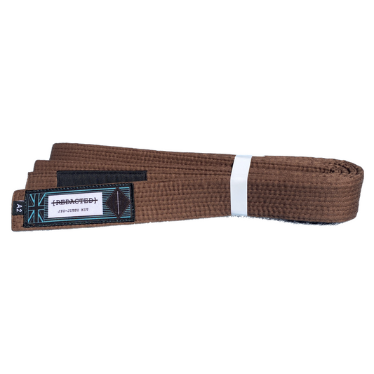 Brown BJJ Belt by Redacted Studios